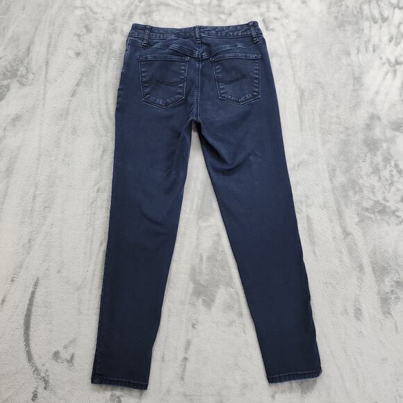 Gloria Vanderbilt Jeans Womens 6 SHORT Dark Blue Alexandra Skinny Stretch Denim - Picture 2 of 10